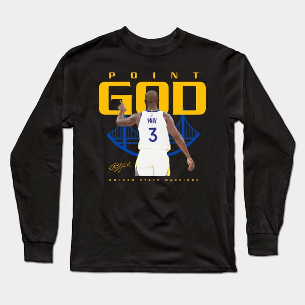 Chris Paul Long Sleeve T-Shirt by Juantamad